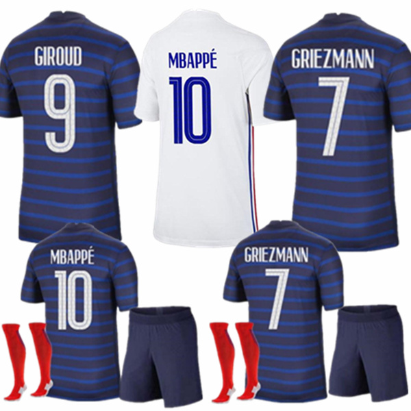 20 21 France soccer jerseys MBAPPE GRIEZMANN POGBA KANTE European Cup football shirt PAVARD LEMAR DEMBELE GIROUD HERNANDEZ uniforms men kids, Black;yellow
20 21 France soccer jerseys MBAPPE GRIEZMANN POGBA KANTE European Cup football shirt PAVARD LEMAR DEMBELE GIROUD HERNANDEZ uniforms men kids, Black;yellow