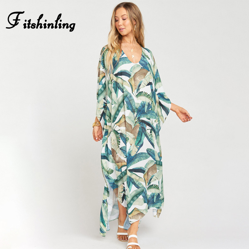 Fitshinling 2021 New Arrival Beach Long Dress Women Kaftan Batwing Sleeve Oversize Robe Side Split Maxi Dresses Bohemian Pareos
Fitshinling 2021 New Arrival Beach Long Dress Women Kaftan Batwing Sleeve Oversize Robe Side Split Maxi Dresses Bohemian Pareos
