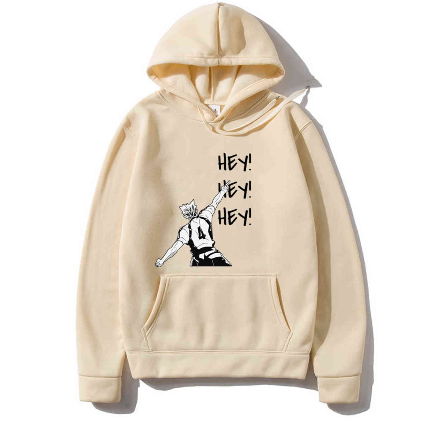 Haikyuu Hey Anime Mens Hoodies Men Women Long Sleeve Sweatshirt Karasuno Fly High Casual Men Clothes Male Y1120