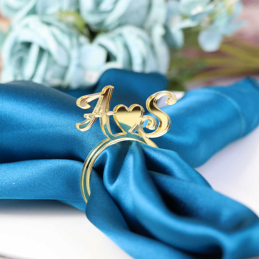 Custom heart with Initials Napkin Ring,Personalized Wedding napkin rings table decora,mirror gold Cut Napkin Ring with Initials 210831
Custom heart with Initials Napkin Ring,Personalized Wedding napkin rings table decora,mirror gold Cut Napkin Ring with Initials 210831
