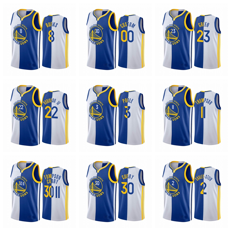 Golden State Warriors MEN Stephen Curry Thompson Splash Brothers Poole Basketball Jersey Royal White, Black
Golden State Warriors MEN Stephen Curry Thompson Splash Brothers Poole Basketball Jersey Royal White, Black