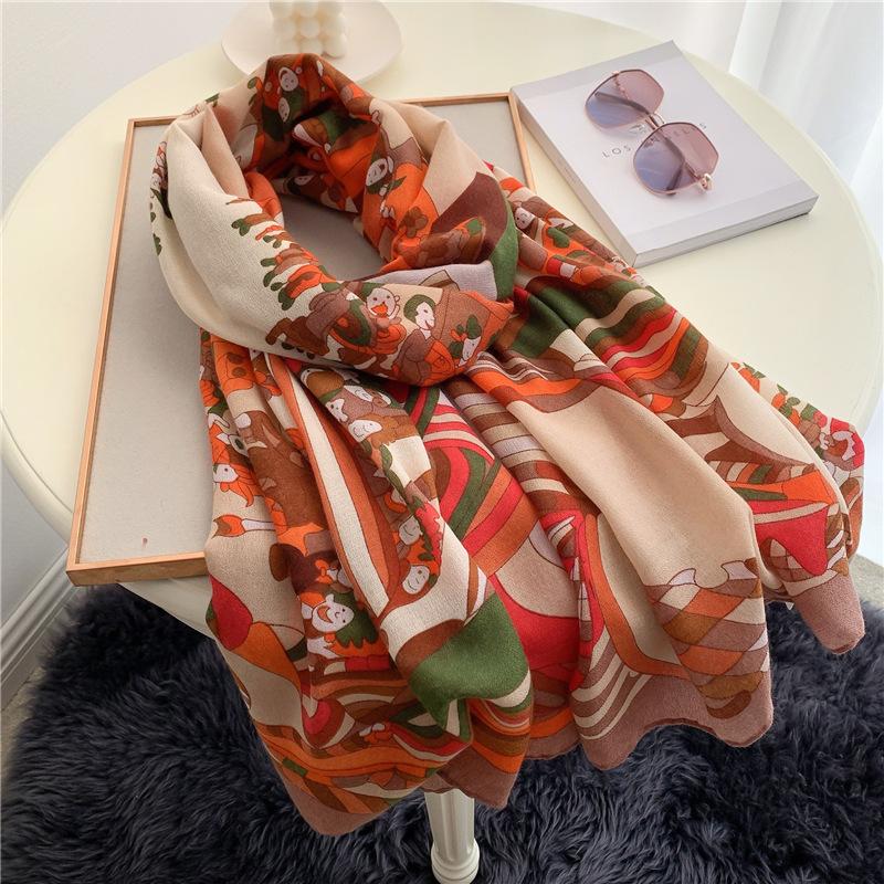 Scarves Woman Printed Cotton Scarf Spring Luxury Linen Shawl Designer Long Head Female Hijab Bandana Lady Shawls/Wraps
Scarves Woman Printed Cotton Scarf Spring Luxury Linen Shawl Designer Long Head Female Hijab Bandana Lady Shawls/Wraps