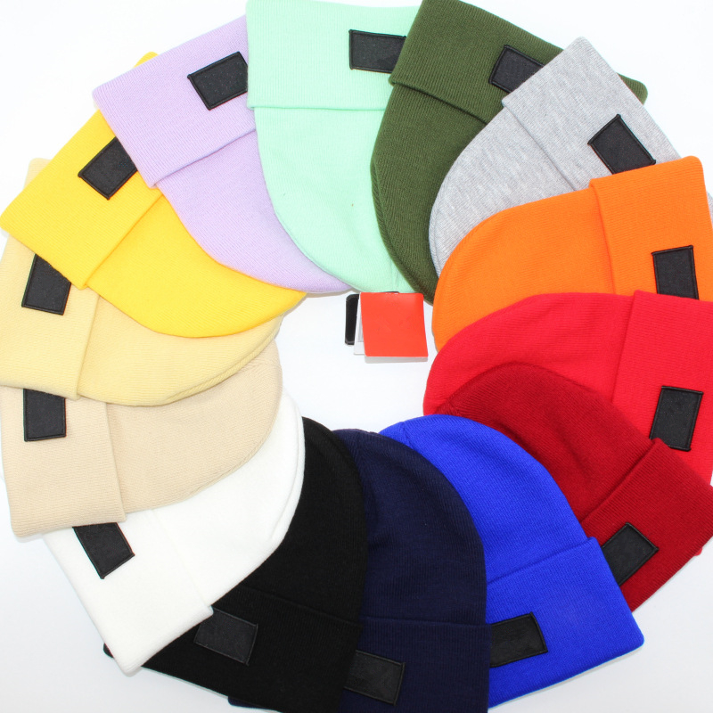 Outdoor Hip Hop Ski Hat Men Designers Beanie Hats Solid Color Unisex Autumn Women Knitted Beanies Cap 14 Color