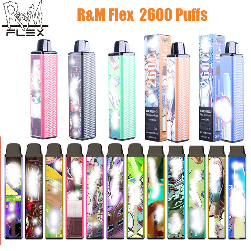 Original QST RandM Flex Disposable Vape 2600 Puffs E cigarette 1000mah Battery 8.5ml Cartridge Packaging Capacity Plus Bang XXL duo
Original QST RandM Flex Disposable Vape 2600 Puffs E cigarette 1000mah Battery 8.5ml Cartridge Packaging Capacity Plus Bang XXL duo