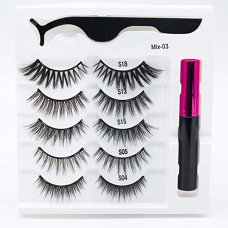 5 Pairs/Set Magnetic Eyelashes False Lashes Repeated Use Waterproof Liquid Eyeliner With Tweezer Makeup Set
5 Pairs/Set Magnetic Eyelashes False Lashes Repeated Use Waterproof Liquid Eyeliner With Tweezer Makeup Set