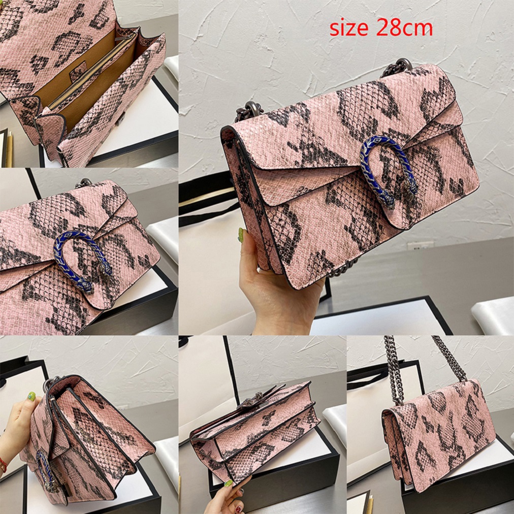 High Quality Fashion luxury women Designers Shoulder bag Crocodile pattern Snakeskin leather chain Crossbody Messenger Female handbag wallet 4 colors 10, Dustbag
High Quality Fashion luxury women Designers Shoulder bag Crocodile pattern Snakeskin leather chain Crossbody Messenger Female handbag wallet 4 colors 10, Dustbag