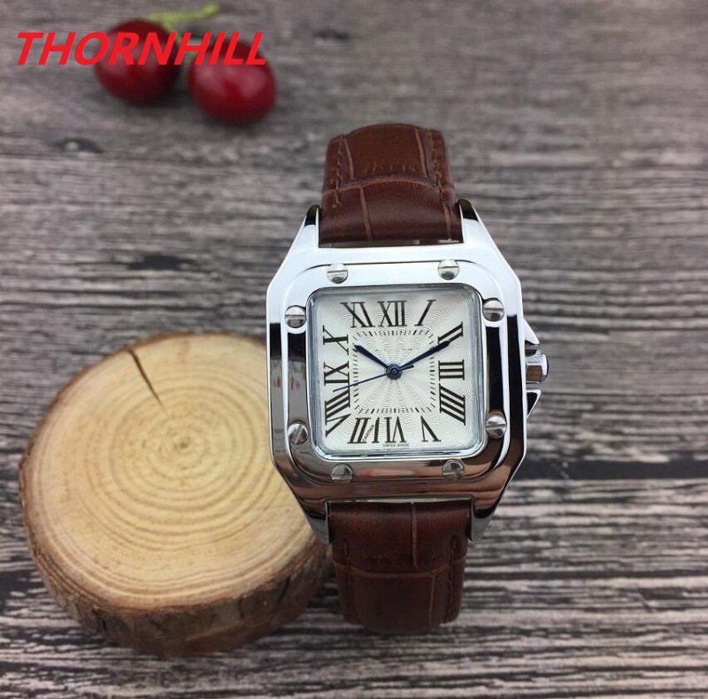 32mm Classic Women Square Designer Watches Top Brand Black Brown Red Fashion Leather Strap High Quality Quartz Clock, As pic
32mm Classic Women Square Designer Watches Top Brand Black Brown Red Fashion Leather Strap High Quality Quartz Clock, As pic