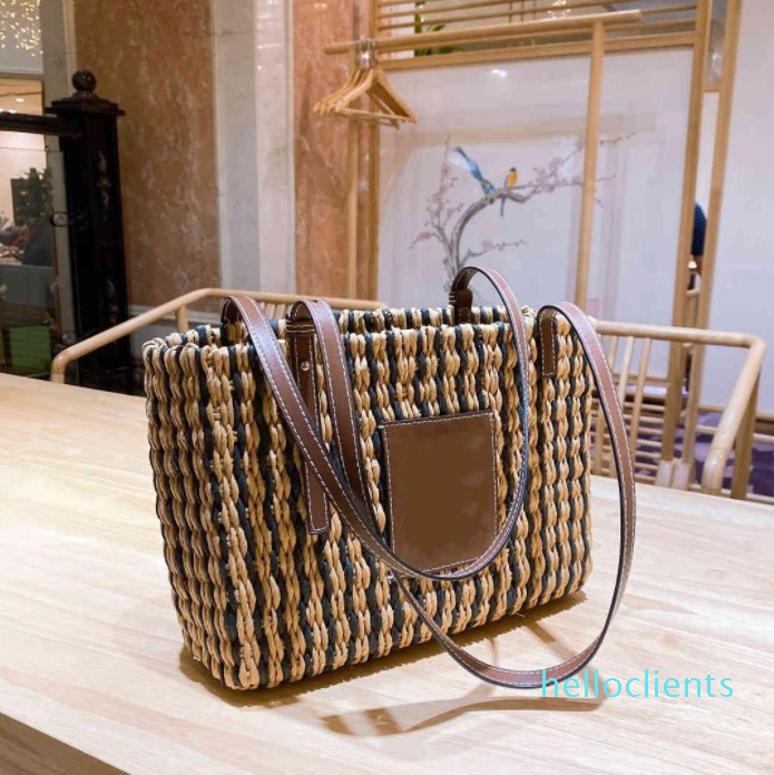 Women Handbags Straw Woven for 2021 Leather Splicing Versatile Portable One Shoulder Vegetable Basket Beach, Red
Women Handbags Straw Woven for 2021 Leather Splicing Versatile Portable One Shoulder Vegetable Basket Beach, Red
