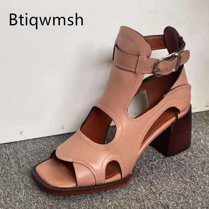 Sandals Pink Nude Retro Women Open Toe Hollow Out Square High Heels Shoes Woman Punk Style Ankle Boots Summer, Black
Sandals Pink Nude Retro Women Open Toe Hollow Out Square High Heels Shoes Woman Punk Style Ankle Boots Summer, Black