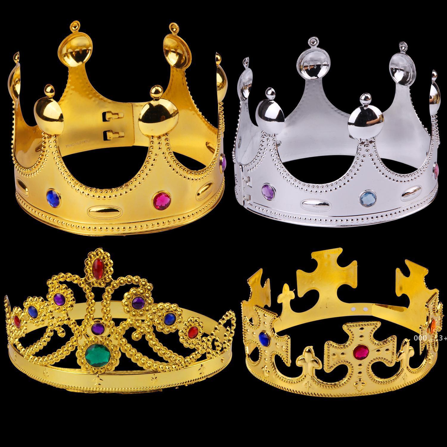 COSPLAY King Queen Crown Party Hats Tire Prince Princess Crowns Birthday Party Hat Gold Silver 2 Colors With OPP Bags 8 colors FWE9270
COSPLAY King Queen Crown Party Hats Tire Prince Princess Crowns Birthday Party Hat Gold Silver 2 Colors With OPP Bags 8 colors FWE9270