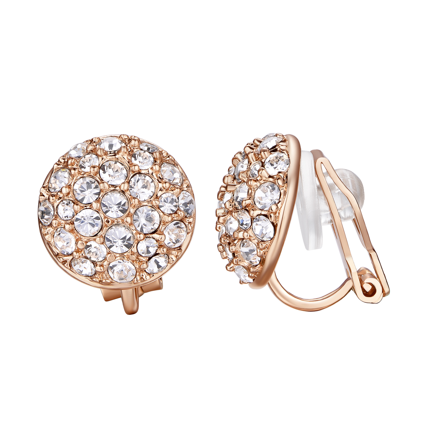 Yoursfs Elegant Bling Crystal Ear Clip on Earrings for Women 18 k Gold Plated Shinning Cubic Zirconia Jewelry Accessories, Silver
Yoursfs Elegant Bling Crystal Ear Clip on Earrings for Women 18 k Gold Plated Shinning Cubic Zirconia Jewelry Accessories, Silver