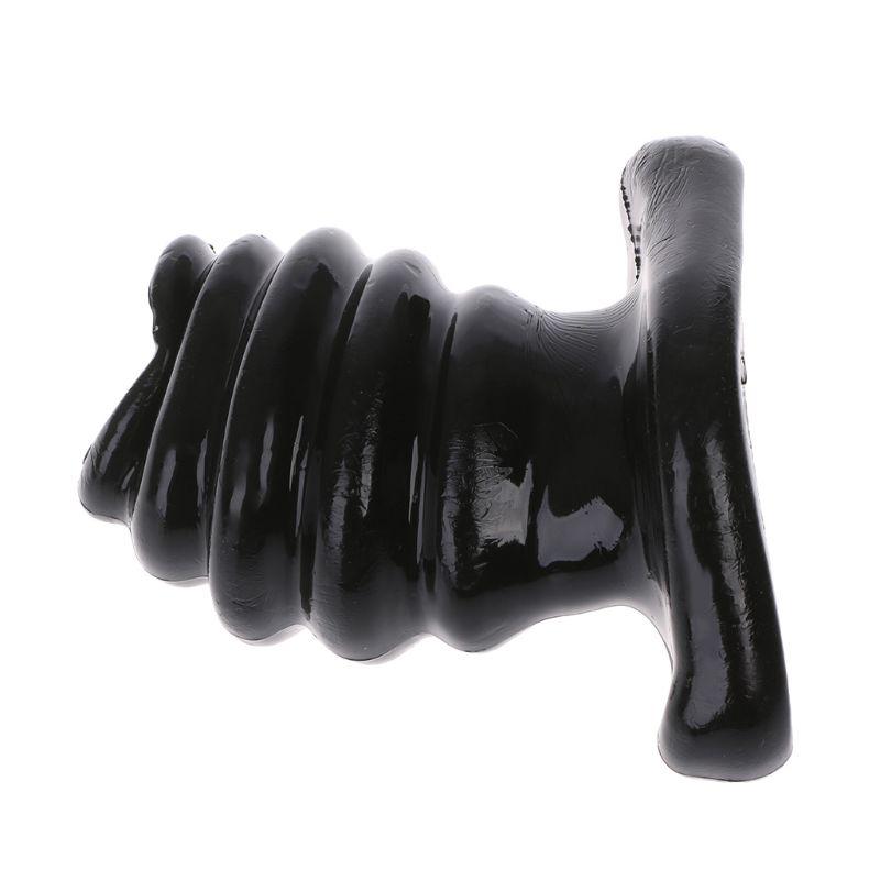 Sex Toys For Couples 3 Colors Cock Dock Full Access Tunnel BuPlug Rippled Anal Trainer Enema Hollow Play