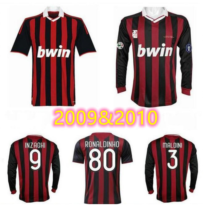 2009 2010 Retro soccer jersey vintage football shirt 09 10 classic ac Maglia da calcio long sleeve MALDINI SEEDORF MILAN BECKHAM RONALDINHO, Red
2009 2010 Retro soccer jersey vintage football shirt 09 10 classic ac Maglia da calcio long sleeve MALDINI SEEDORF MILAN BECKHAM RONALDINHO, Red