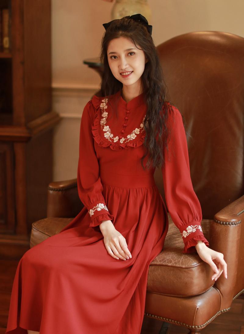 Fashion Women's Clothing Full Vintage Dress For Women Dresses F Casual