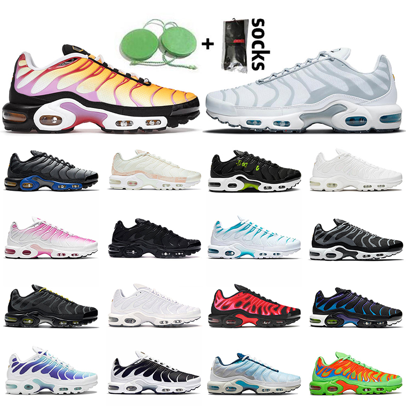 High Quality Men Women Plus Tn Running Shoes Black Volt Sherbert Psychic Blue Triple White Trainers Pink Snakeskin Kaomoji Kiss My Airs Sneakers, No.3 black and yellow 40-46
High Quality Men Women Plus Tn Running Shoes Black Volt Sherbert Psychic Blue Triple White Trainers Pink Snakeskin Kaomoji Kiss My Airs Sneakers, No.3 black and yellow 40-46