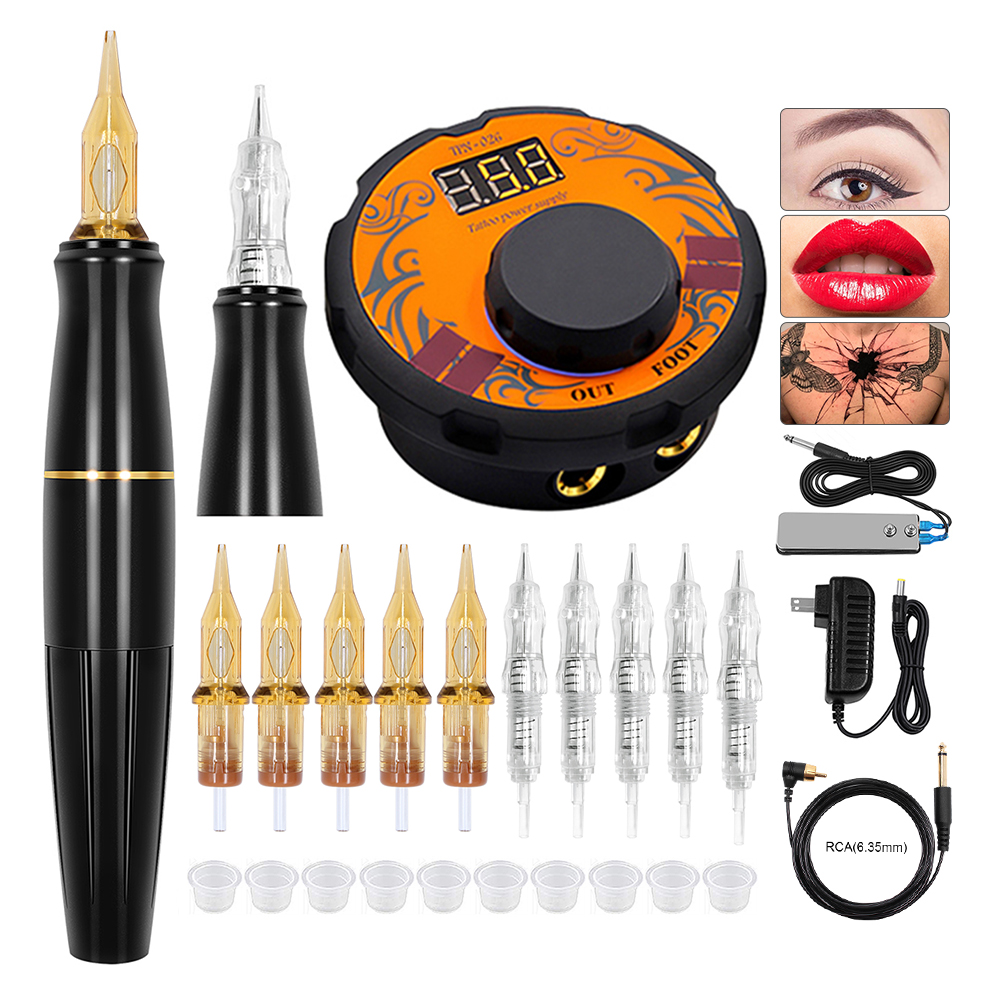 Rotary Tattoo Machine Pen Set Tattoo Kit PMU Machine Eyebrow Tattoo Pen Gun Machine PMU Pen Dual Use MachineScouts
Rotary Tattoo Machine Pen Set Tattoo Kit PMU Machine Eyebrow Tattoo Pen Gun Machine PMU Pen Dual Use MachineScouts