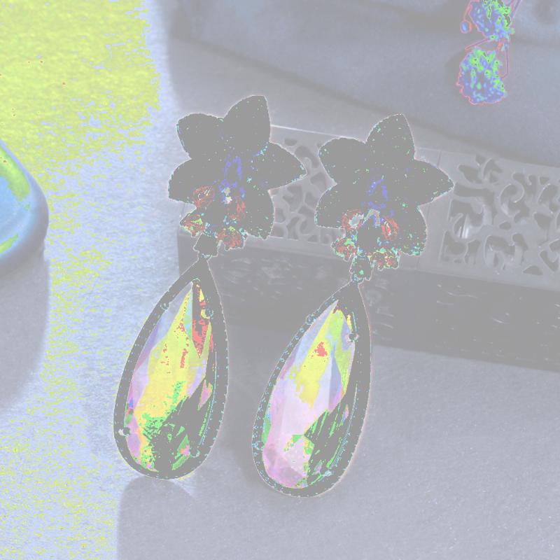 Dangle & Chandelier CWWZircons Micro Pave Pink Cubic Zirconia Flower Big Water Drop Rainbow Crystal Long Luxury Earring For Women Boho Jewel, Silver
Dangle & Chandelier CWWZircons Micro Pave Pink Cubic Zirconia Flower Big Water Drop Rainbow Crystal Long Luxury Earring For Women Boho Jewel, Silver