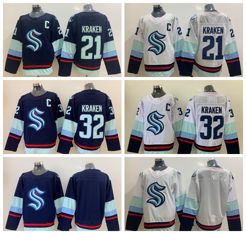 2021 Seattle Kraken Hockey Jerseys Mens Jersey Navy Blue White Black Authentic Golden Stitched
2021 Seattle Kraken Hockey Jerseys Mens Jersey Navy Blue White Black Authentic Golden Stitched