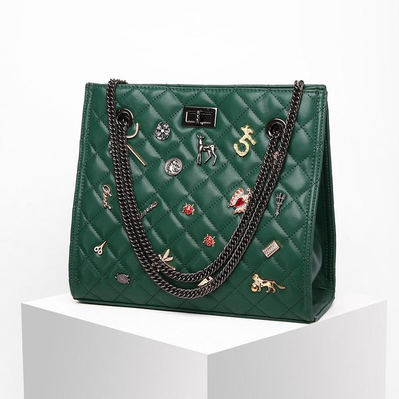 Evening Bags High Quality Genuine Leather Women Shoulder Bag Diamond Hand For 2021 Rivet Style Handbag Cow Ladies Totes, Beige
Evening Bags High Quality Genuine Leather Women Shoulder Bag Diamond Hand For 2021 Rivet Style Handbag Cow Ladies Totes, Beige