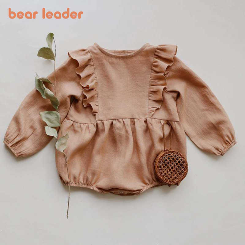 Bear Leader Autumn Baby Girls Clothes For 0-2 Years Kids Full Sleeve Rompers Korean Style Ruffles Jumpsuit born Suit 210708, Ah6138brown
Bear Leader Autumn Baby Girls Clothes For 0-2 Years Kids Full Sleeve Rompers Korean Style Ruffles Jumpsuit born Suit 210708, Ah6138brown