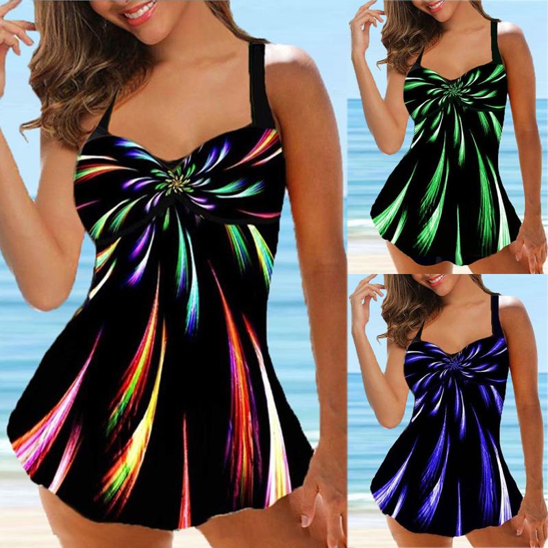 Women's Swimwear Tankini Large Digital Print Spring Beach Resort Skirt Swimsuit Set Holiday Style Plus Size, Purple
Women's Swimwear Tankini Large Digital Print Spring Beach Resort Skirt Swimsuit Set Holiday Style Plus Size, Purple