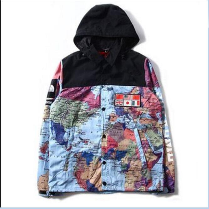 Fashion Mens Jacket Clothing Women Printed Hoodie Winter Coats Size M-XXL
