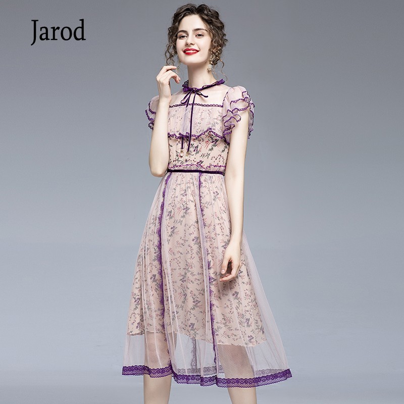 Summer High-Quality Women's Elegant Mesh Dress Retro women butterfly sleeve casual slim chic Long Dress 210518, Photo color
Summer High-Quality Women's Elegant Mesh Dress Retro women butterfly sleeve casual slim chic Long Dress 210518, Photo color