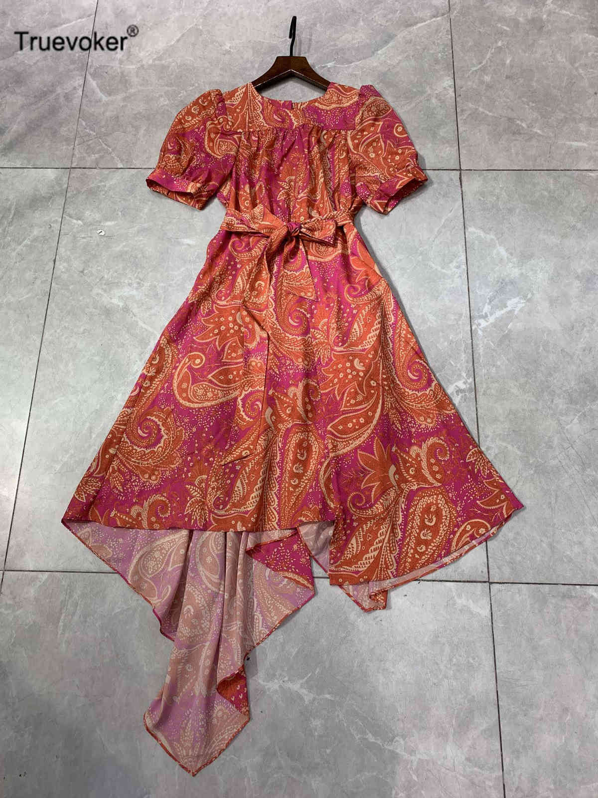 Truevoker European High Street Cottagecor Dress Lady Short Sleeve Red Print Resort Midi Long Irregular Party Robe 210602
Truevoker European High Street Cottagecor Dress Lady Short Sleeve Red Print Resort Midi Long Irregular Party Robe 210602