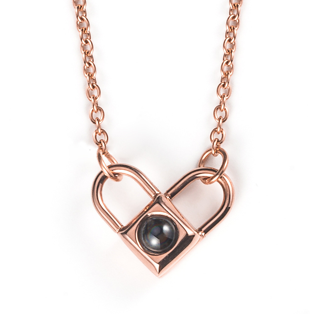 the 100 kinds of tiktok, i love your memory, lock titanium necklace, pendant female chain, chain clavicle., Silver
the 100 kinds of tiktok, i love your memory, lock titanium necklace, pendant female chain, chain clavicle., Silver