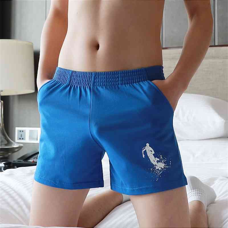 Men's Soft Stretch Knit Boxer Comfortable Breathable Cotton Shorts Mens Underwear Boxers Men Long Panties Plus Size 210515