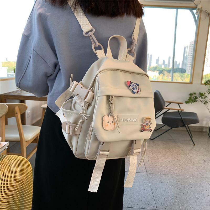 Fashion Women Mini Backpack Multi-Function Female Small Bagpack Kawaii Shoulder Bag For Teenage Girls Travel Rucksack