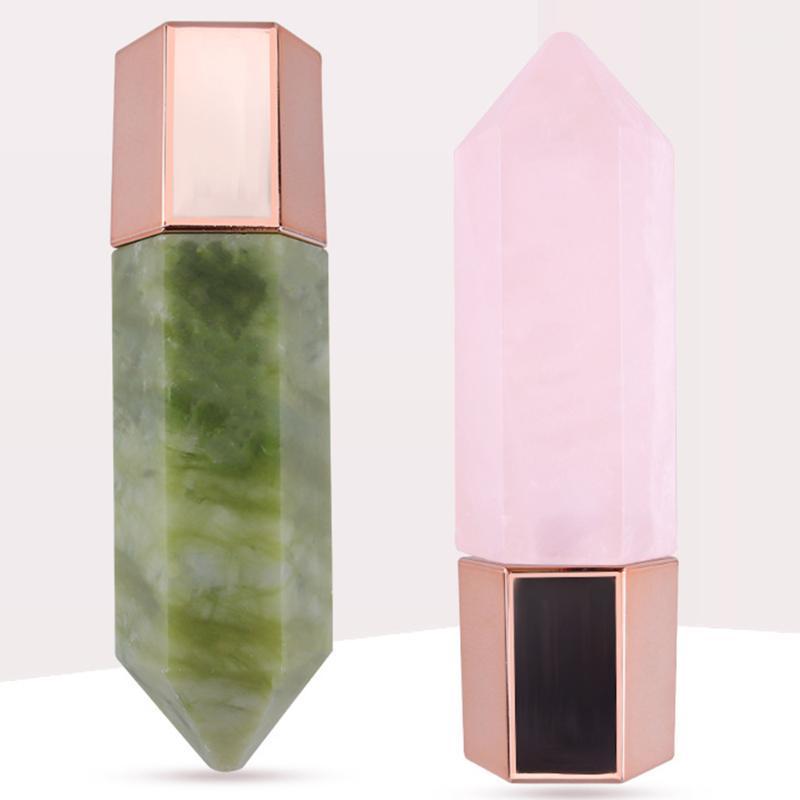 Storage Bottles & Jars Jade Essential Oil Bottle Natural Stone Massage Ball Crystal Scraping Column Massager
Storage Bottles & Jars Jade Essential Oil Bottle Natural Stone Massage Ball Crystal Scraping Column Massager