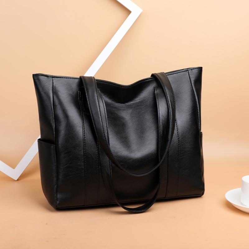 Waist Bags Fashion Solid Color Top-handle Bag Autumn PU Leather Shoulder Satchel Portable Street Daily Handbag Large Capacity Totes, Black
Waist Bags Fashion Solid Color Top-handle Bag Autumn PU Leather Shoulder Satchel Portable Street Daily Handbag Large Capacity Totes, Black