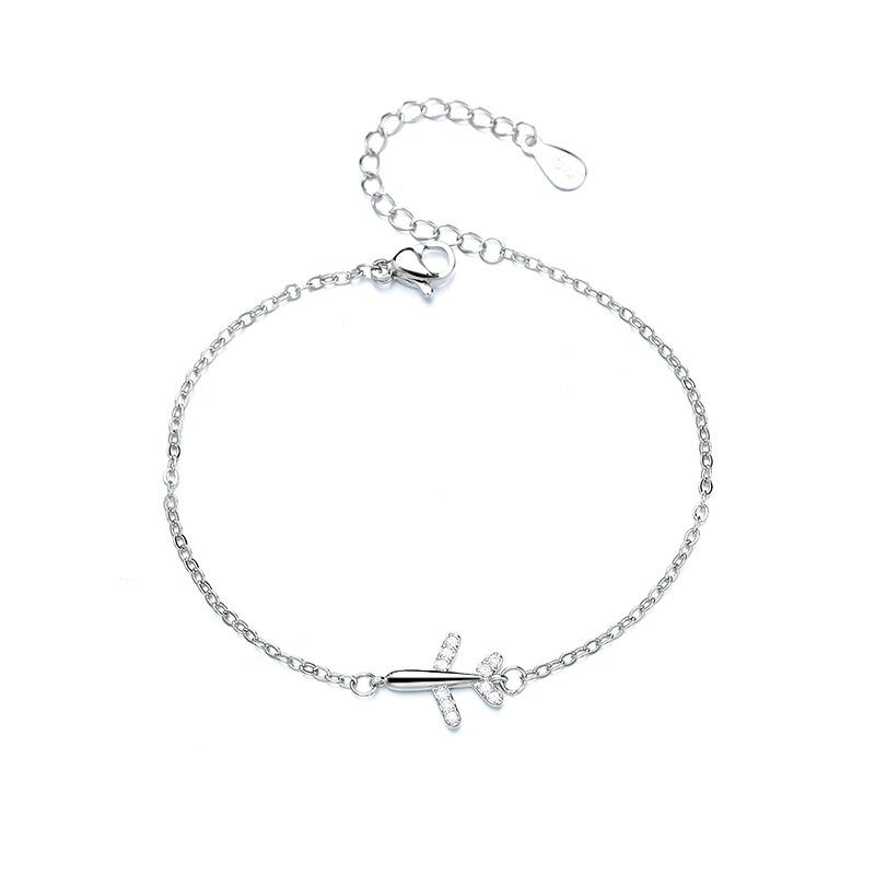 Charm Bracelets A Girl' Original Design Paper Airplane Chain Inlaid Zircon Adjustable Bracelet For Women Bangle Jewelry
Charm Bracelets A Girl' Original Design Paper Airplane Chain Inlaid Zircon Adjustable Bracelet For Women Bangle Jewelry