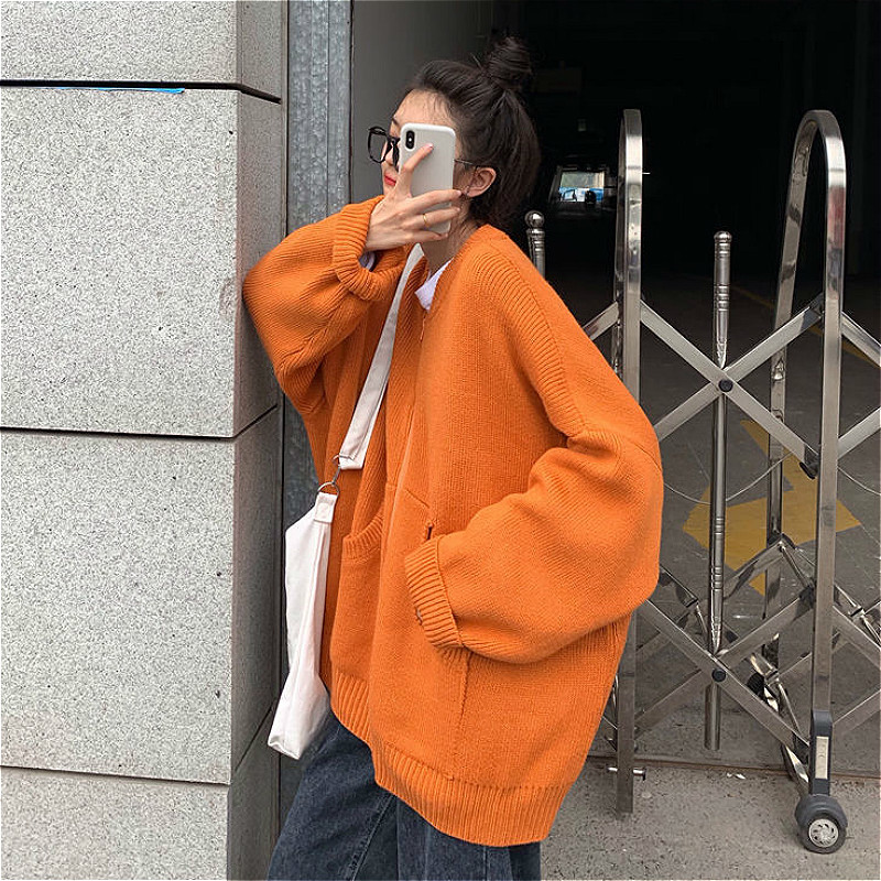 Women's Sweaters knitting cardigan, women's clothes, fancy bf style, with zipper, pockets, for fall, , big size, basic, simple 1OJS, 1# shoe box
Women's Sweaters knitting cardigan, women's clothes, fancy bf style, with zipper, pockets, for fall, , big size, basic, simple 1OJS, 1# shoe box