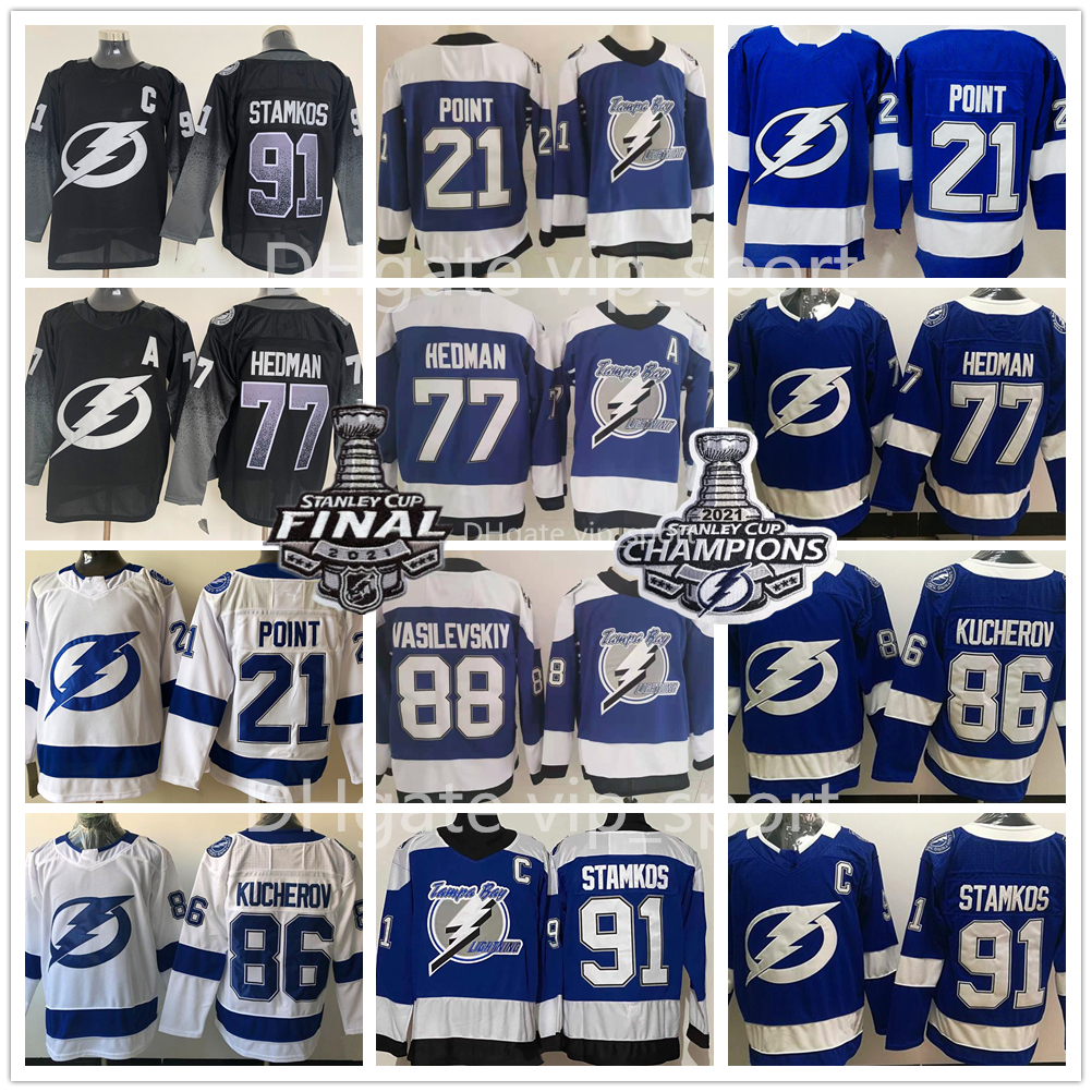 Stanley Cup Final 2021 Tampa Bay Lightning Jerseys Hockey Brayden Point Steven Stamkos Victor Hedman Nikita Kucherov Andrei Vasilevskiy everse Retro Champions, Men black champions
Stanley Cup Final 2021 Tampa Bay Lightning Jerseys Hockey Brayden Point Steven Stamkos Victor Hedman Nikita Kucherov Andrei Vasilevskiy everse Retro Champions, Men black champions