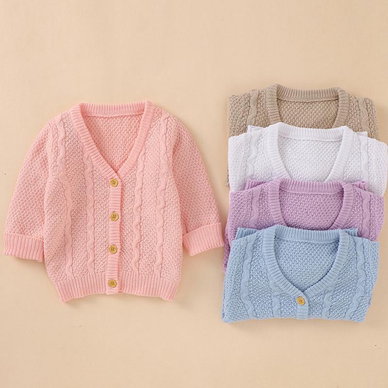 Jackets Spring Autumn Infant Kids Baby Boys Girls Cardigan Coat Long Sleeve Pure Color Knit Children's, 82w751 pink
Jackets Spring Autumn Infant Kids Baby Boys Girls Cardigan Coat Long Sleeve Pure Color Knit Children's, 82w751 pink
