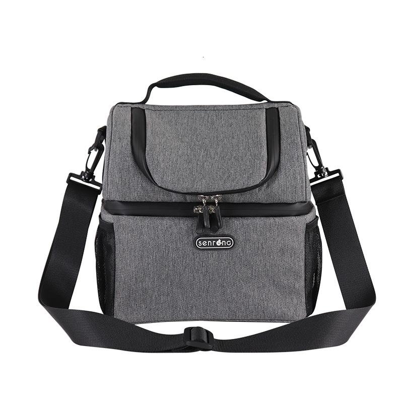 Oxford cloth ice heat preservation outdoor picnic oblique cross lunch box bag printing, Grey
Oxford cloth ice heat preservation outdoor picnic oblique cross lunch box bag printing, Grey