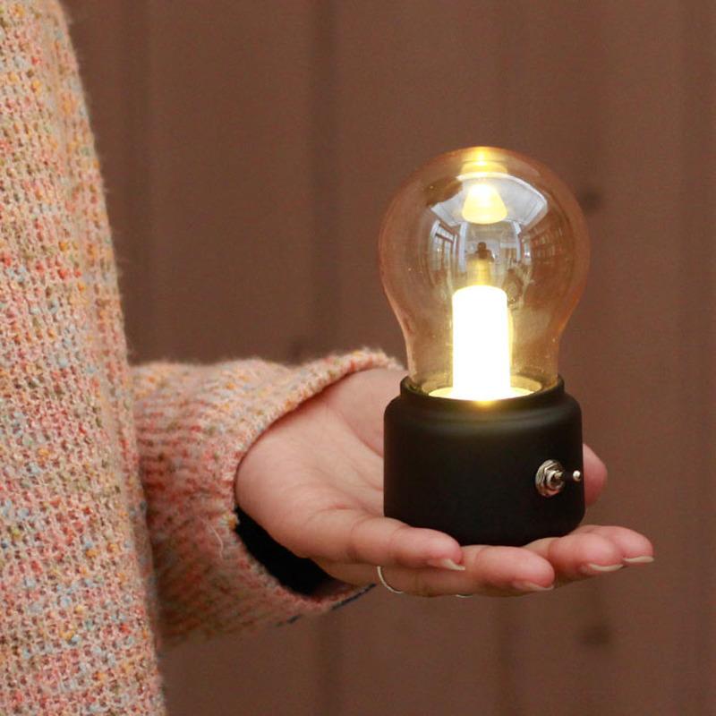 Night Lights Retro Led Bulb Ball Cordless USB Rechargeable Vintage Classical Blowing Desk Lamp Decoration Light Home Study Room
Night Lights Retro Led Bulb Ball Cordless USB Rechargeable Vintage Classical Blowing Desk Lamp Decoration Light Home Study Room