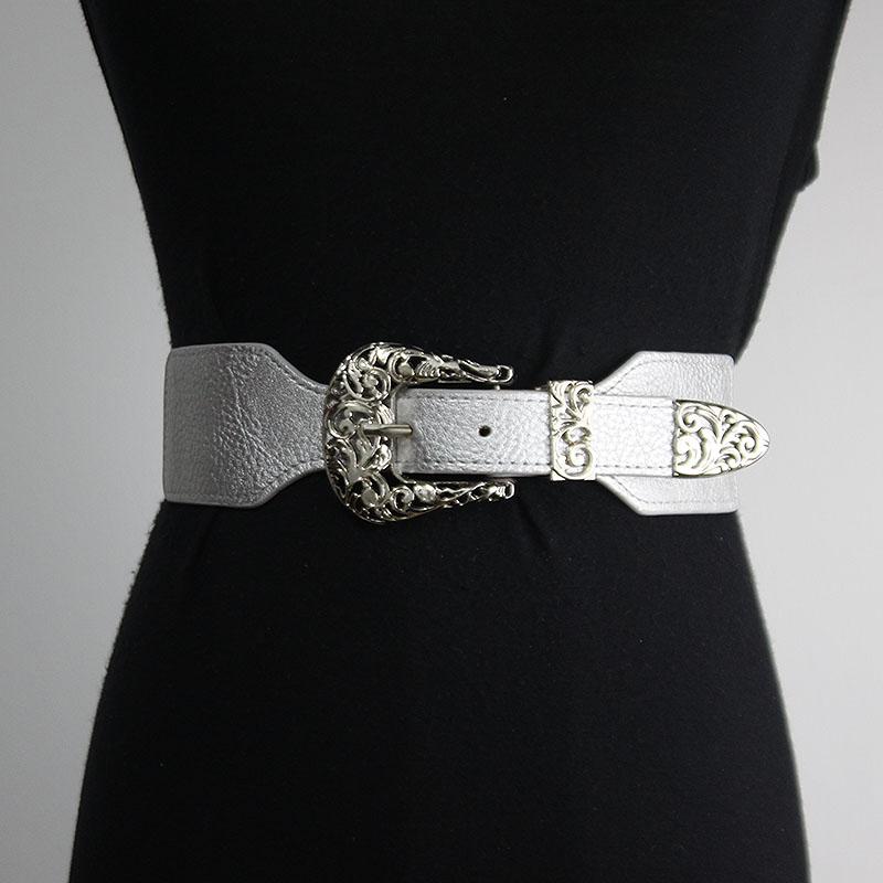Belts Fashion Belt For Women With Wide Retro Pattern Elastic Needle Buckle Waist Carved Seal, Black;brown
Belts Fashion Belt For Women With Wide Retro Pattern Elastic Needle Buckle Waist Carved Seal, Black;brown