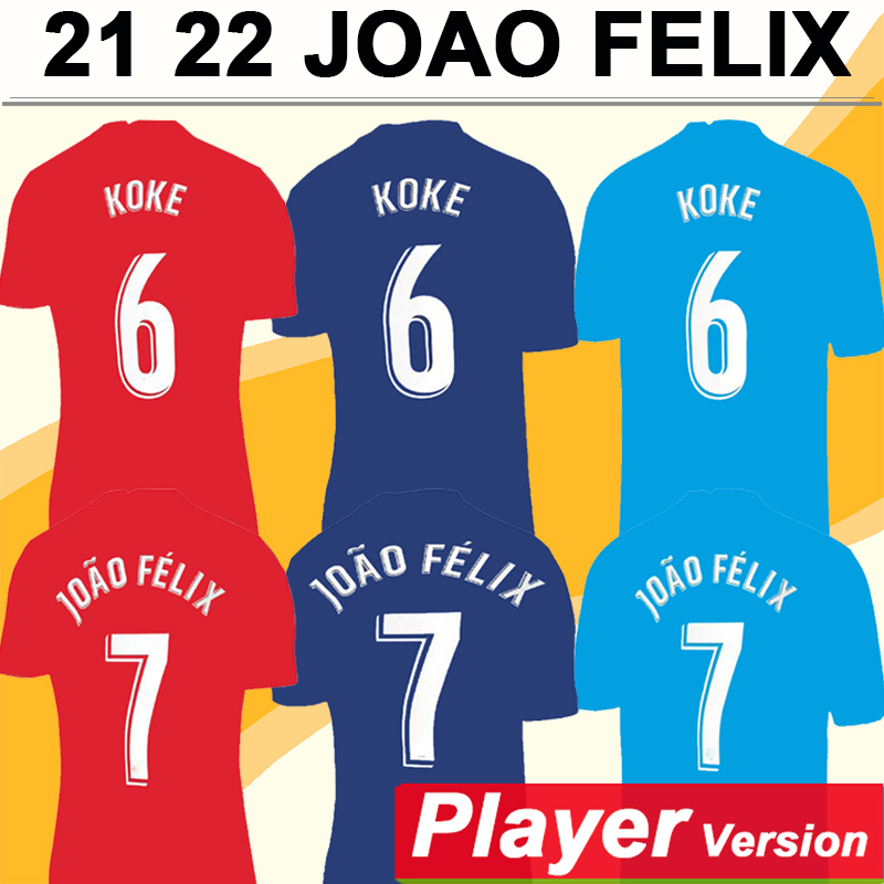 2021 2022 JOAO FELIX GRIEZMANN Player Version Mens Soccer Jerseys KOKE Home Away 3rd Football Shirt LEMAR H.HERRERA M.LLORENTE MORATA RENAN, Black;yellow
2021 2022 JOAO FELIX GRIEZMANN Player Version Mens Soccer Jerseys KOKE Home Away 3rd Football Shirt LEMAR H.HERRERA M.LLORENTE MORATA RENAN, Black;yellow