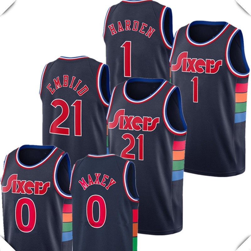 1 Jame man s Harden Jersey 2022 joel 21 embiid Tyrese 0 Maxey Jerseys Allen 3 Iverson Basketball Blue White Red Black Embroidery lo, New
1 Jame man s Harden Jersey 2022 joel 21 embiid Tyrese 0 Maxey Jerseys Allen 3 Iverson Basketball Blue White Red Black Embroidery lo, New