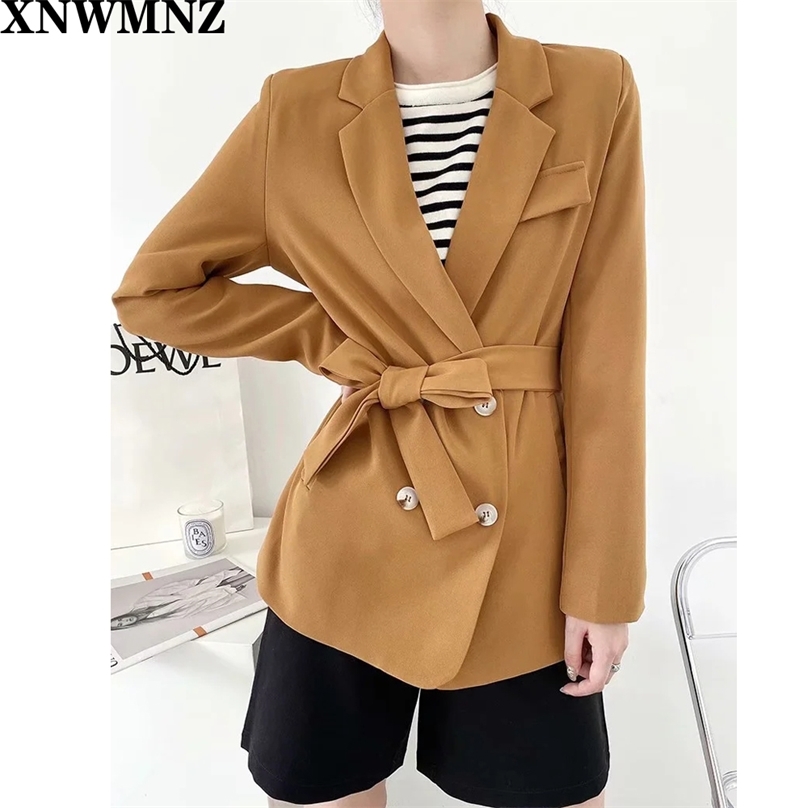 Fashion Autumn Women belt Blazers Jackets Work Office Lady Suit Slim Double Breasted Business Female chic Blazer Coat 210520, Camel
Fashion Autumn Women belt Blazers Jackets Work Office Lady Suit Slim Double Breasted Business Female chic Blazer Coat 210520, Camel