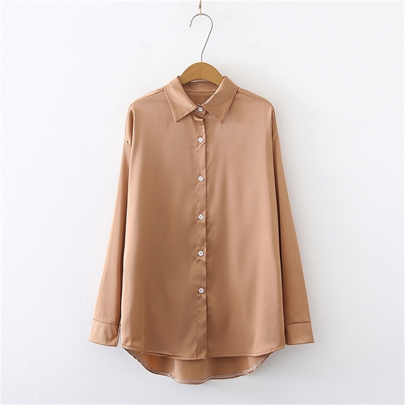 Korean Solid Girls High Quality Retro Arrival Fresh Slim Tops All Match Women Chic Loose Vintage Blouses 210525, Brown
Korean Solid Girls High Quality Retro Arrival Fresh Slim Tops All Match Women Chic Loose Vintage Blouses 210525, Brown
