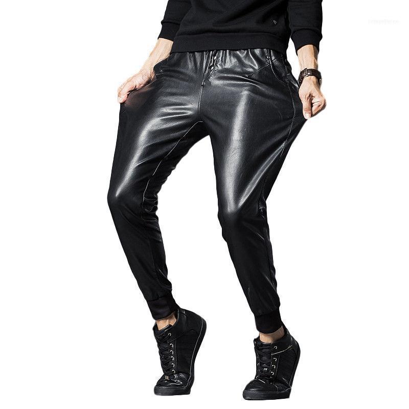 Idopy Men` Faux Leather Joggers Pants Elastic Waist Fashion Motorcycle Biker Black PU Soft Trousers1, 01
Idopy Men` Faux Leather Joggers Pants Elastic Waist Fashion Motorcycle Biker Black PU Soft Trousers1, 01
