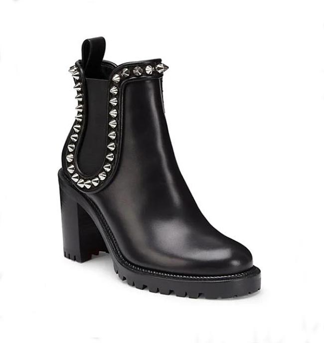 Famous Design Ankle Boots Lug Sole Red Bottom Capahuttas Women Booty Black Genuine Leather Ladies Bottes Luxurious Brands Rubber Reds Soles Booties
Famous Design Ankle Boots Lug Sole Red Bottom Capahuttas Women Booty Black Genuine Leather Ladies Bottes Luxurious Brands Rubber Reds Soles Booties