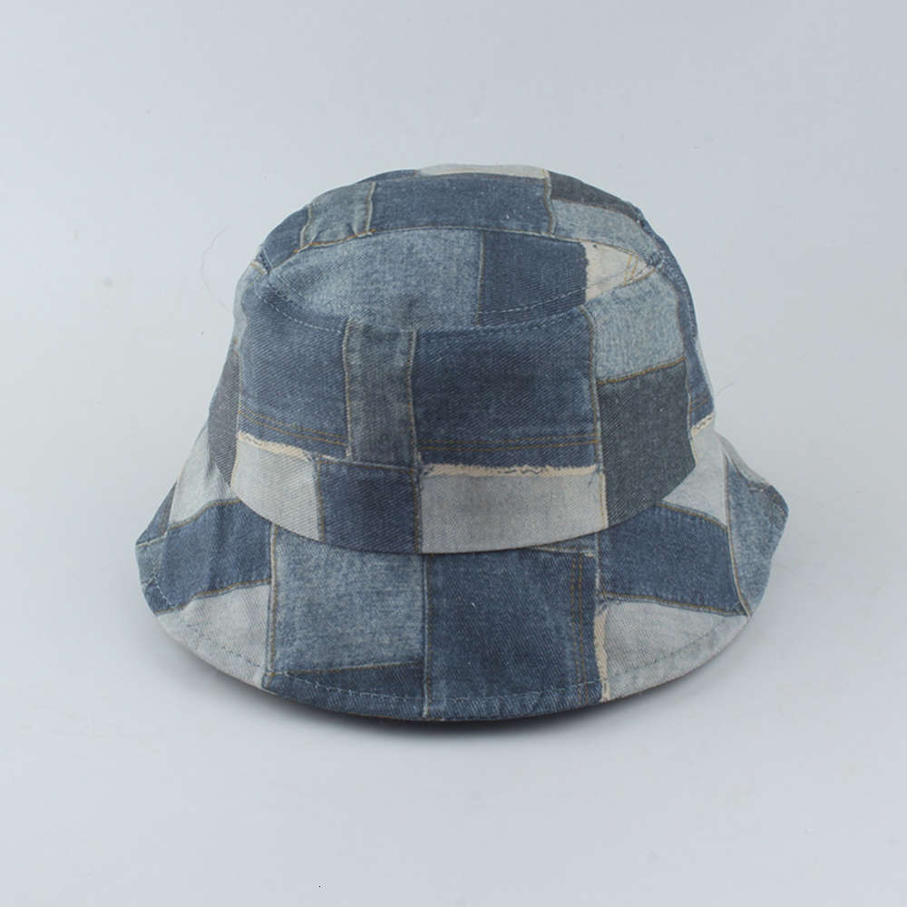 Sun hat spring summer fisherman's men's and women's leisure flat top basin washing denim Plaid hat shading, Blue;gray
Sun hat spring summer fisherman's men's and women's leisure flat top basin washing denim Plaid hat shading, Blue;gray