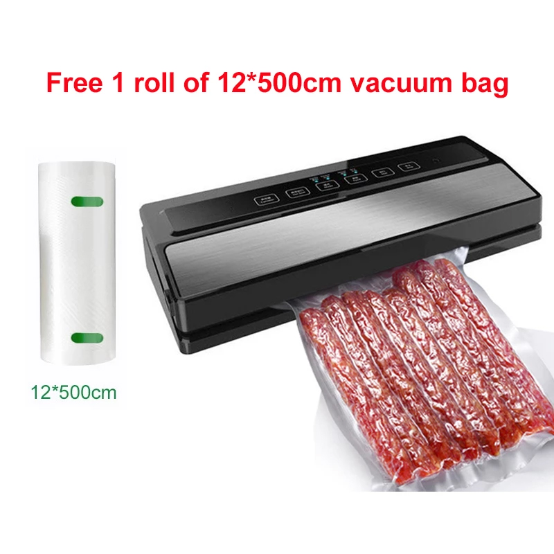 YTK Vacuum Sealing Machine Home Best Vacuum Sealer Fresh Packaging Machine Food Saver Vacuum Packer Include 5Pcs Bags Free
YTK Vacuum Sealing Machine Home Best Vacuum Sealer Fresh Packaging Machine Food Saver Vacuum Packer Include 5Pcs Bags Free