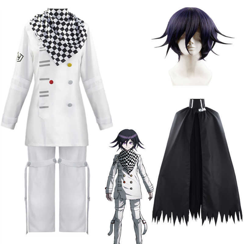 Anime Danganronpa V3 Kokichi Oma Cosplay Costume President Cloak Set Y0913