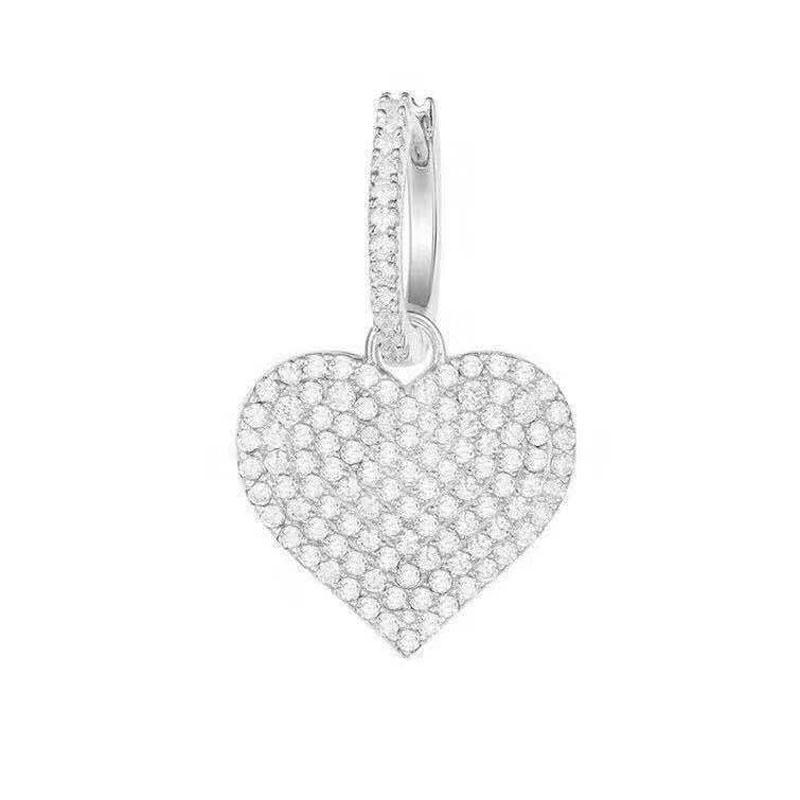 Dangle & Chandelier SOELLE 925 Sterling Silver White Zirconia Stones Love Heart Shape Earrings Women Fashion Yao Chen Collection Fine Jewelr
Dangle & Chandelier SOELLE 925 Sterling Silver White Zirconia Stones Love Heart Shape Earrings Women Fashion Yao Chen Collection Fine Jewelr